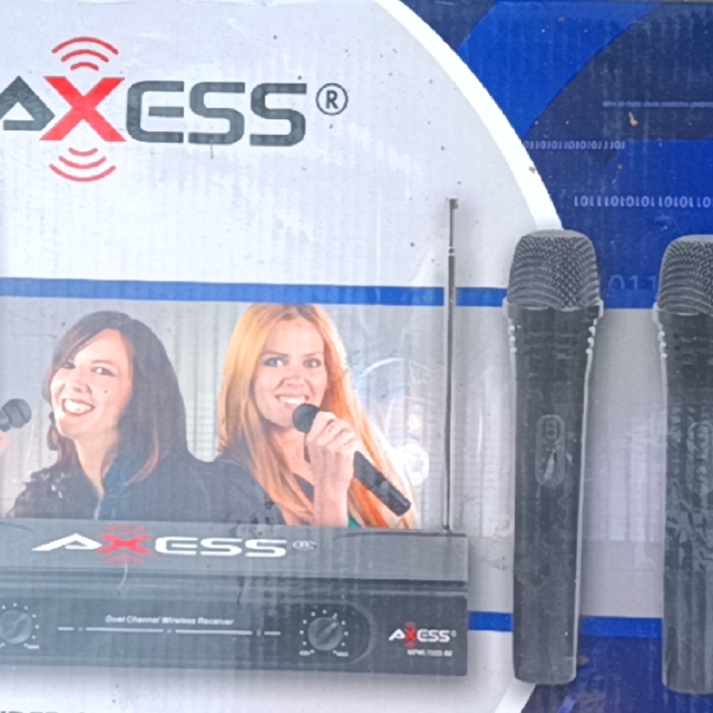 AXESS Extended Signal Range Dual Wireless High Quality Professional Mirophones